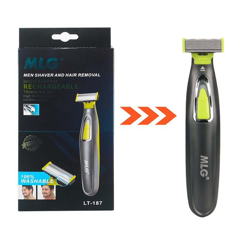 Litai's cross-border USB recharging water-washing razors, electric razors, double-dent razors.