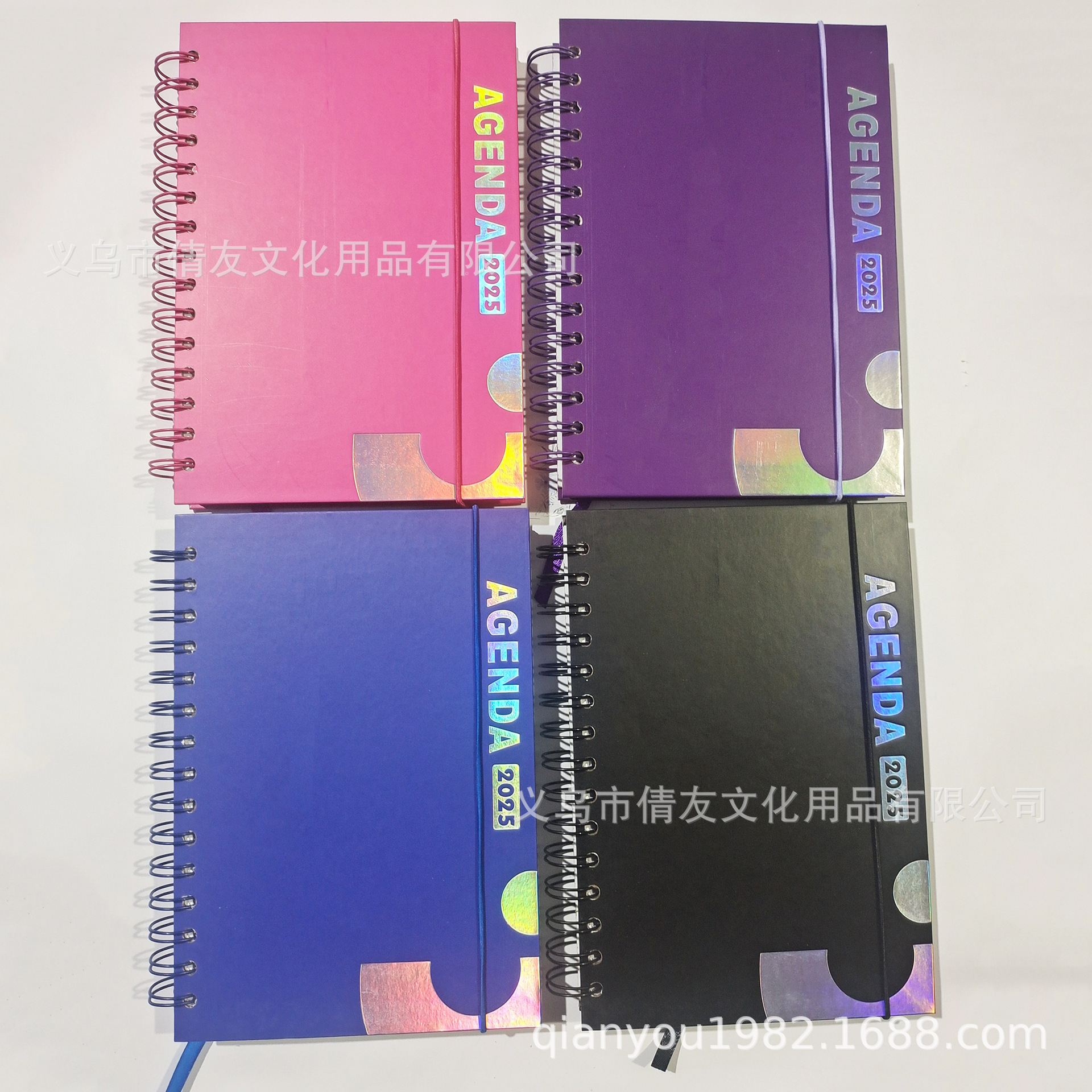 A5 Foreign Trade Cross-border Spanish 205 Ribbon with Diary Note Book 2025DIARY Plan in Spanish