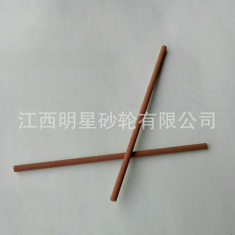 厂家专业提供 圆柱油石100*3 圆形铬刚玉油石条