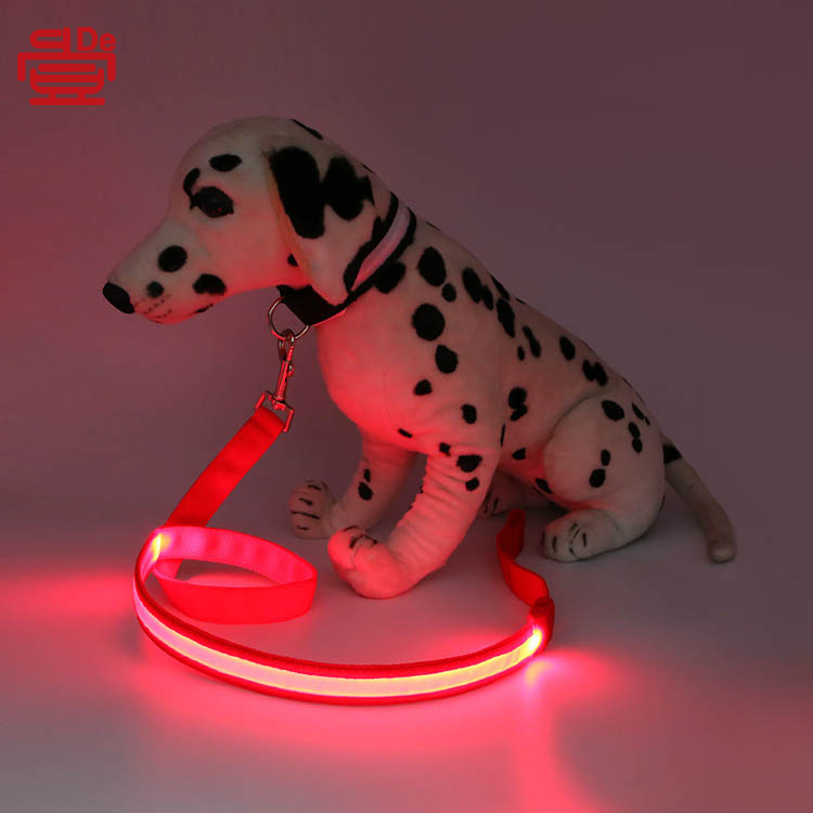 Chó đèn LED kéo dây, chó sợi dây kéo sợi dây, đèn LED con vật nuôi bị kéo, hàng cây.
