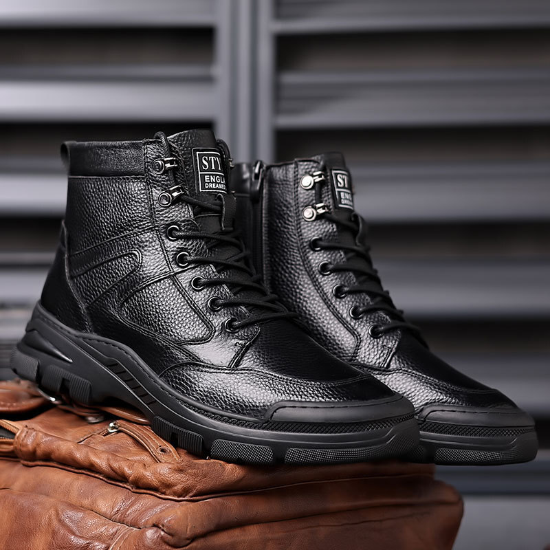 In the winter, a man's snow boots and furs were all tied up in a velvet boot and warm skin.