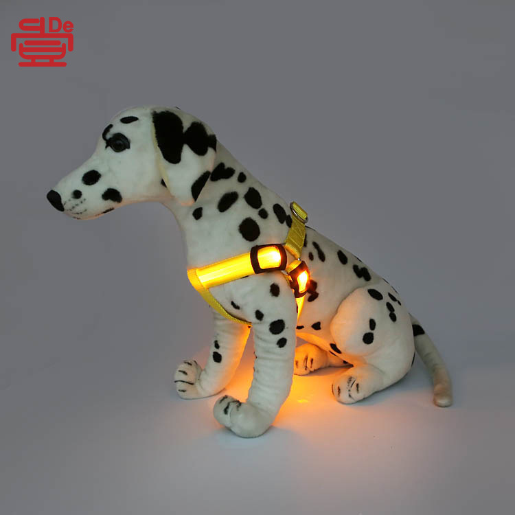Dây an toàn của chó LED, dây cáp mạng, lông chó.
