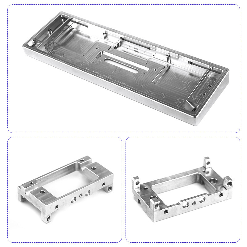 Process computer parts for CNC processing machine keyboards for complex aluminium alloy games