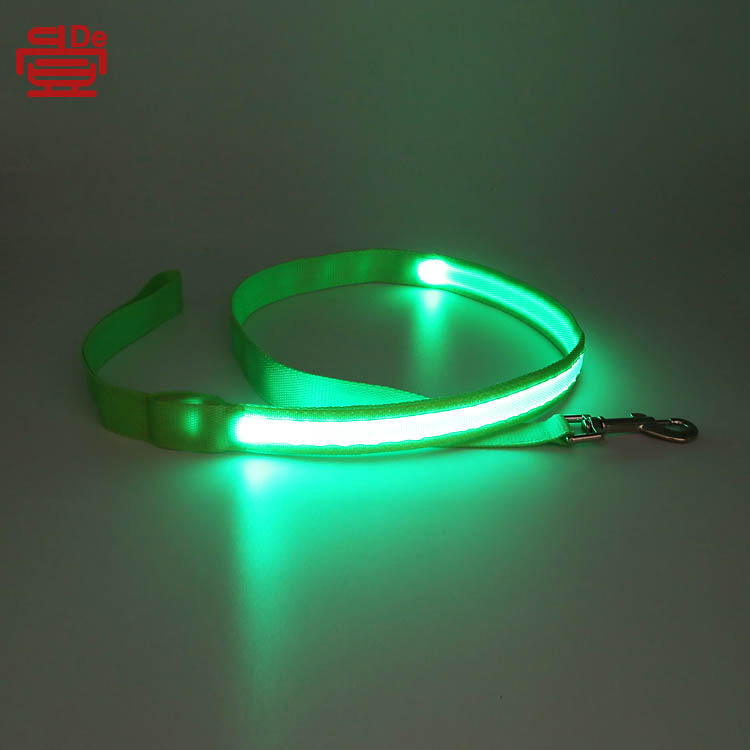 Chó đèn LED kéo dây, chó sợi dây kéo sợi dây, đèn LED con vật nuôi bị kéo, hàng cây.