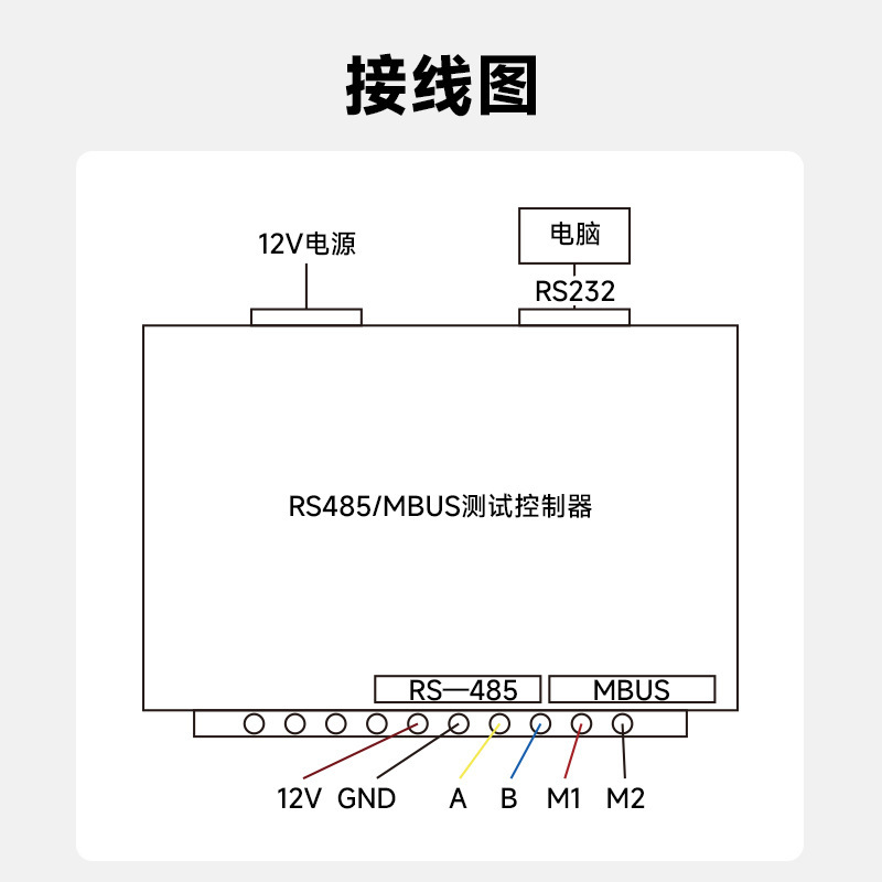 RS485水表有线两线制自来水厂光电直读智能远程数据传输抄表水表