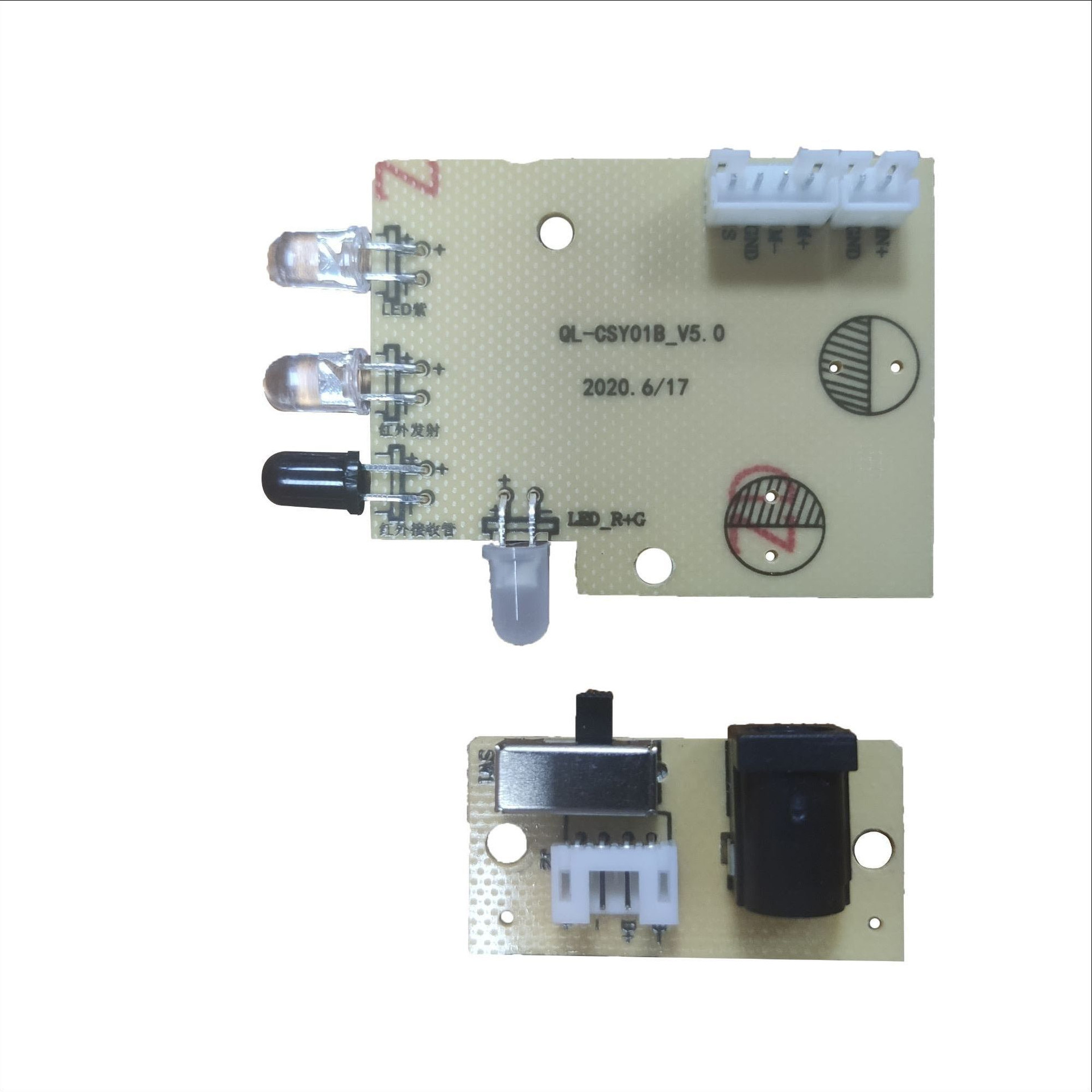 Design development custom design for a rapid sample of double-sided PCBA circuit boards for the sensor soap dispenser PCBA