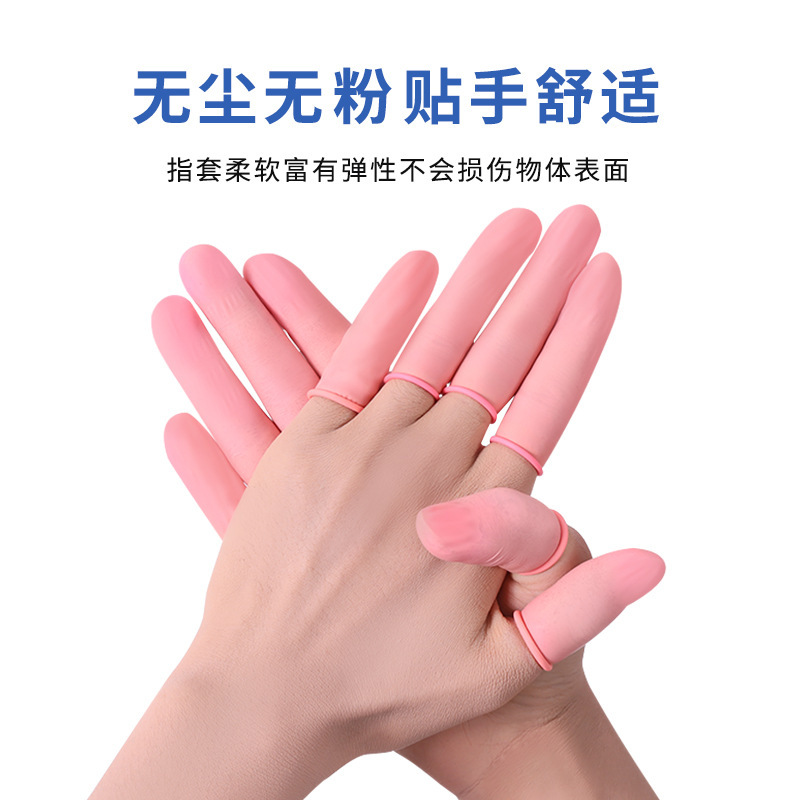 Nationally produced powdered electrostatic finger packs with one-time protection against emulsion finger bands without dust cleaning finger packs