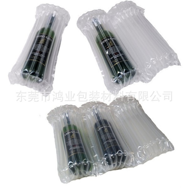 750 ML wine cylinders with thick inflatable bags.