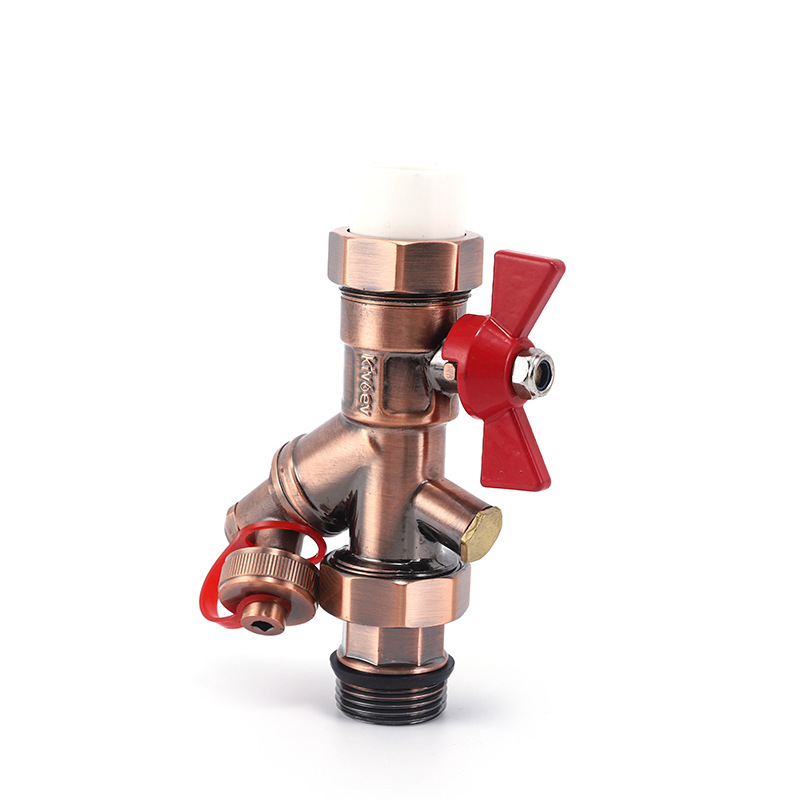 Warming series of multi-coloured brass materials with thick filter valves.