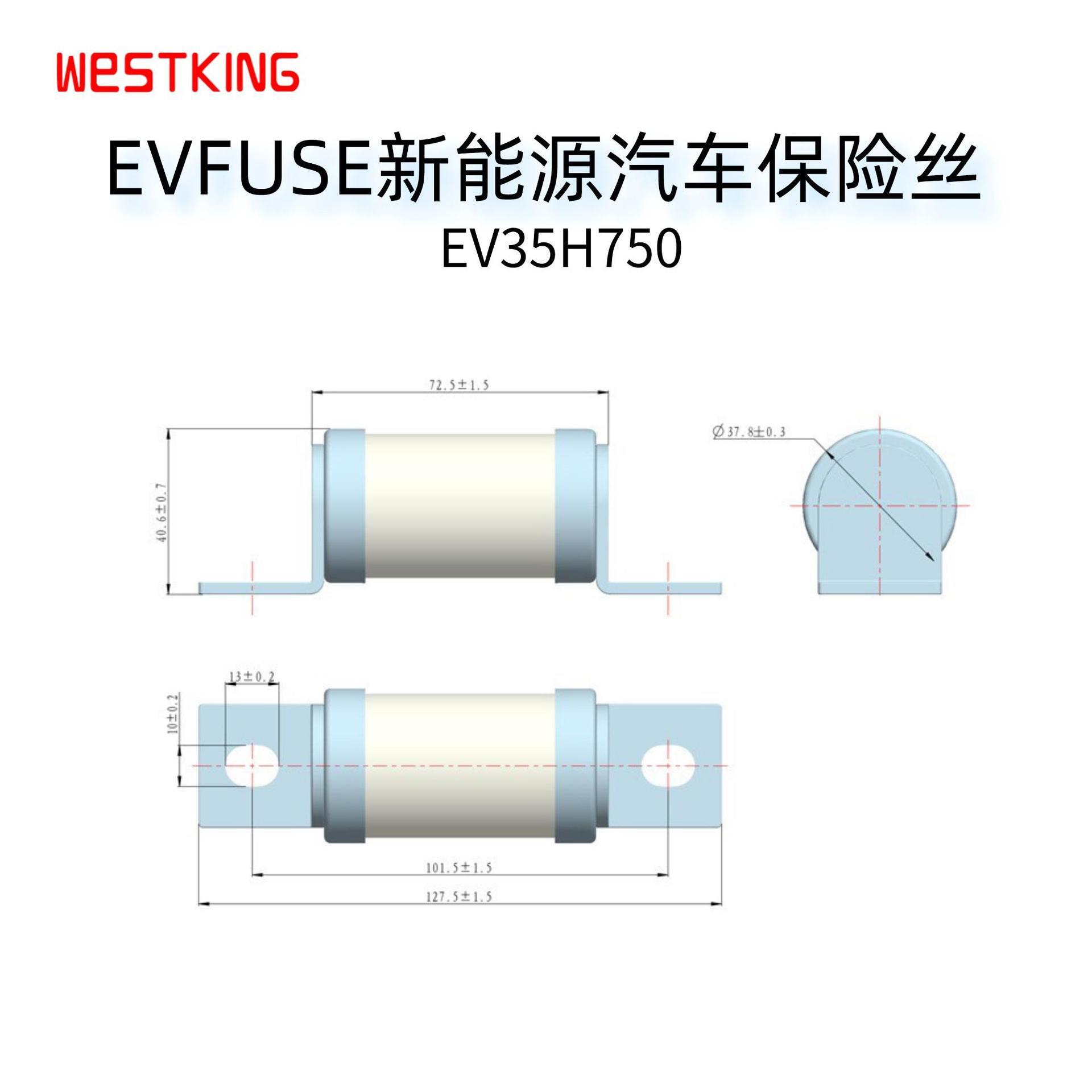 "EVFUSE 新能源电动车客车直流熔断器 - EV35H750