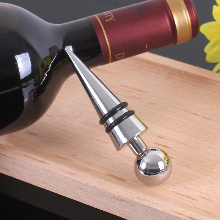 Cross-border distribution of metallic red wine, round-head steel, zinc aluminum alloy, red wine, bottled wine