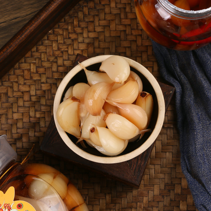 Sandong Emerald Jell-O Garlic Garlic Farmer 도매 500 g의 자신의 음식을 절임.