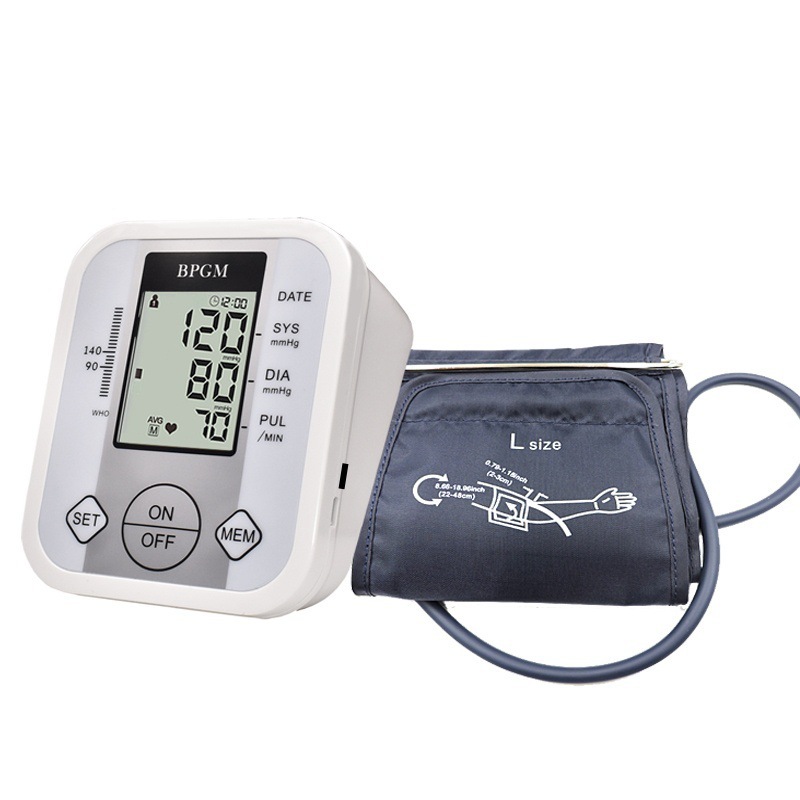 Double blood glucose sphygmomanometers Chinese voice lithium batteries charged KP-7692