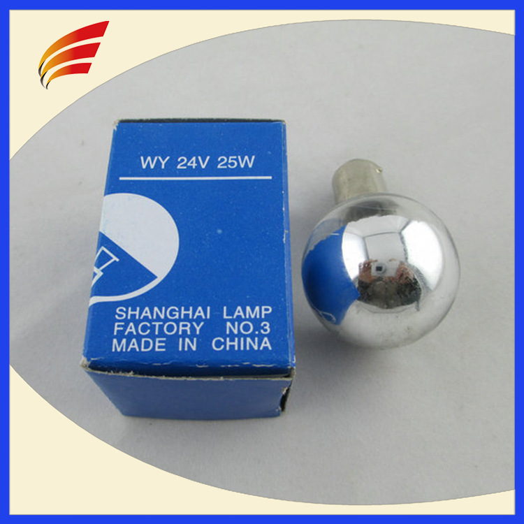 A 24V25W medical no-vision light bulb.