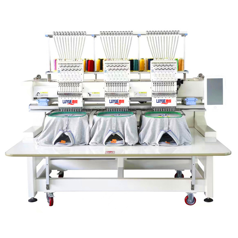 LYT1203 T-shirt embroidery multifunctional 12 needles 3 high-speed computer embroidery machine