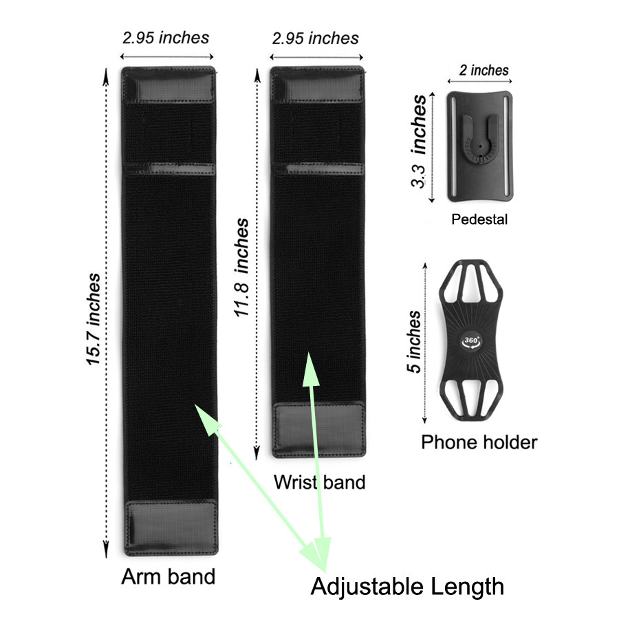 Cell phone racks, shopping for a walk, hiking for an outdoor yoga sports cell.