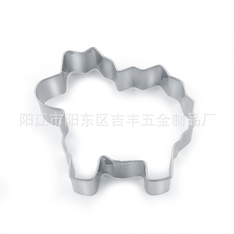 厂家直销 外贸原单不锈钢小绵羊饼干模 水果切 蛋糕模型 DIY饼干