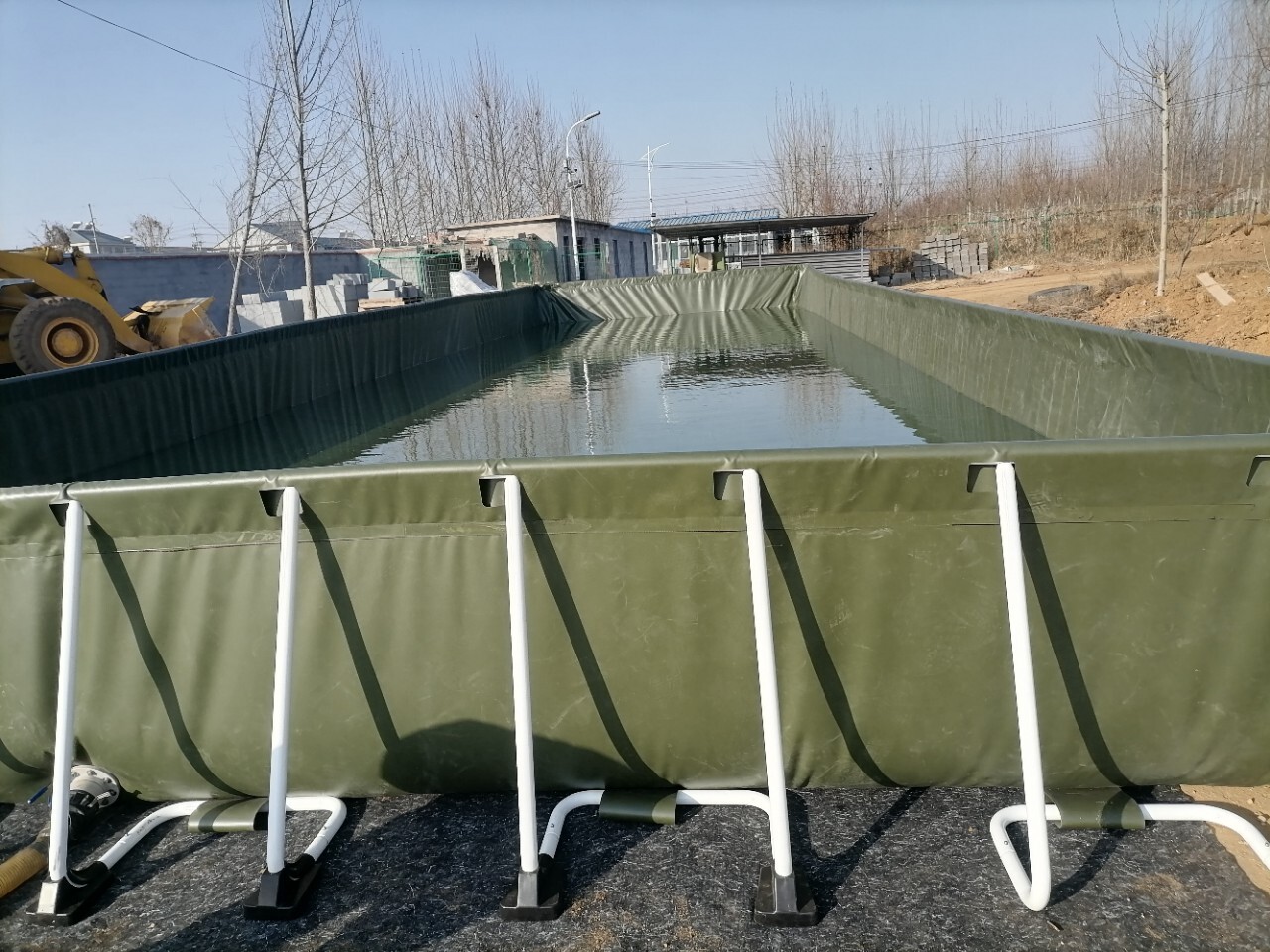 Supply of farmer pool, large outdoor fish pool swimming pool, pvc tarpaulin pool.