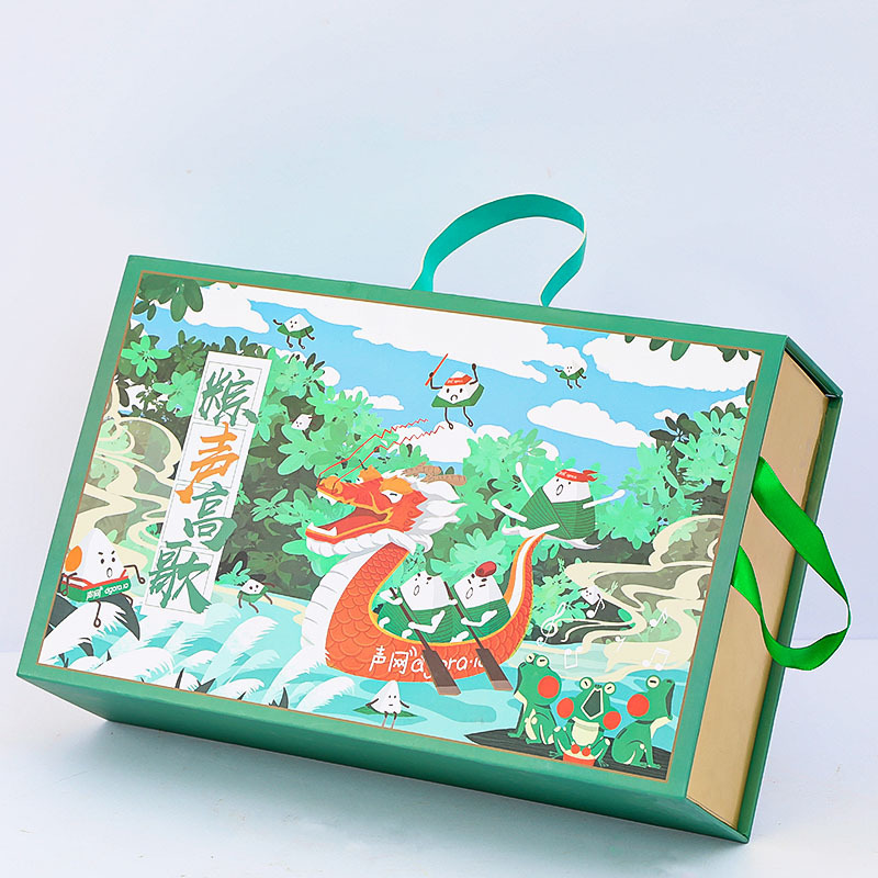 節日水果禮品盒 瓦楞白卡紙盒手提紙箱農產品水果包裝盒 淮安廠家