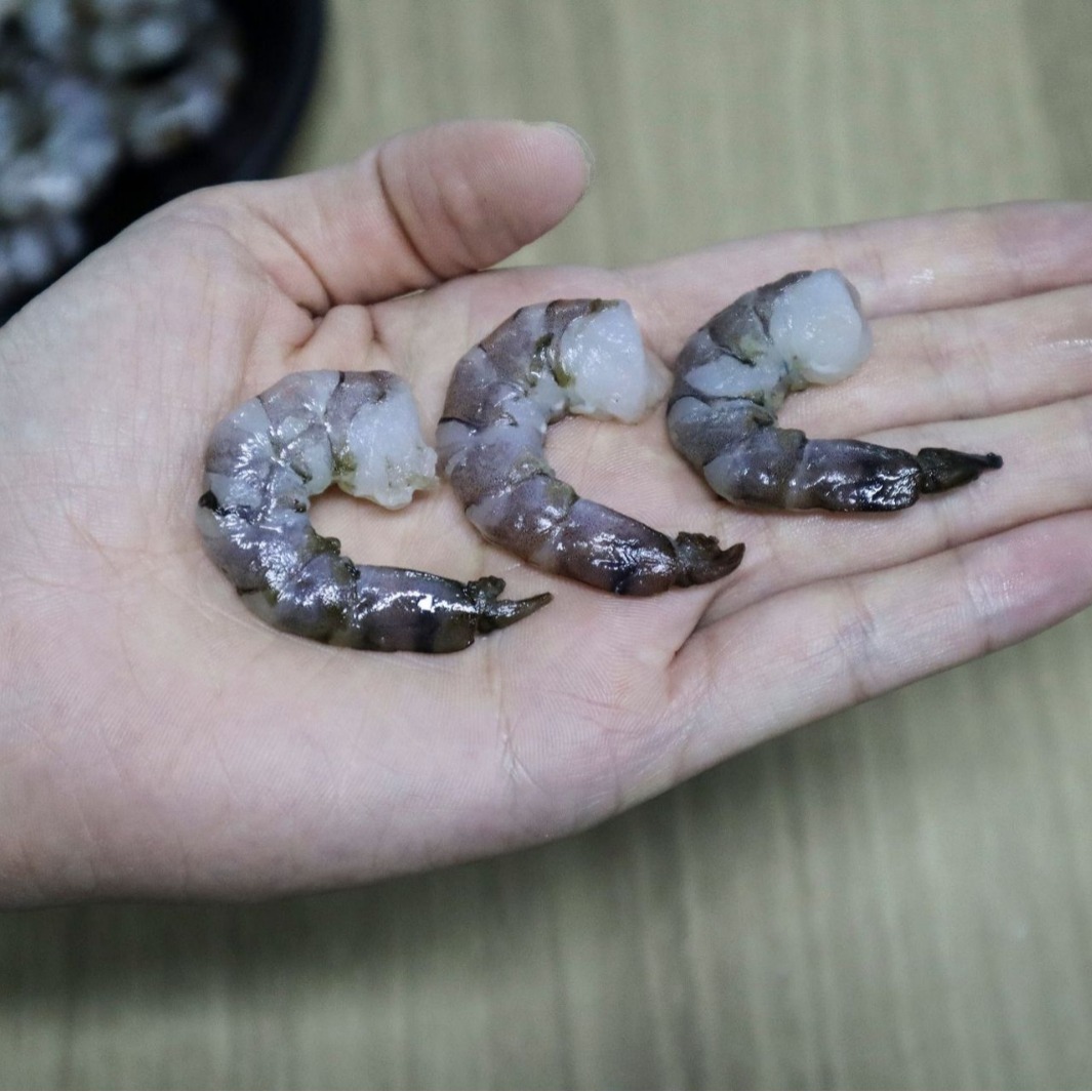 tôm tôm tươi, lạnh, tôm nóng đen, 250 gram thịt tôm, thịt tôm.