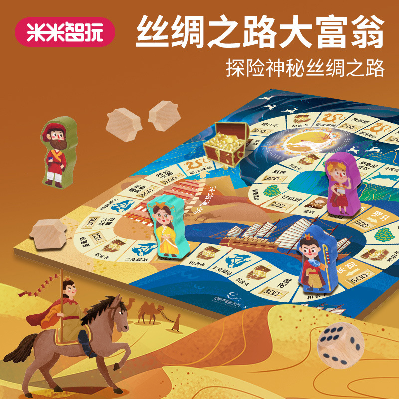 Mimi Ji-chul plays the classic Monopoly of the Great Silk Road.