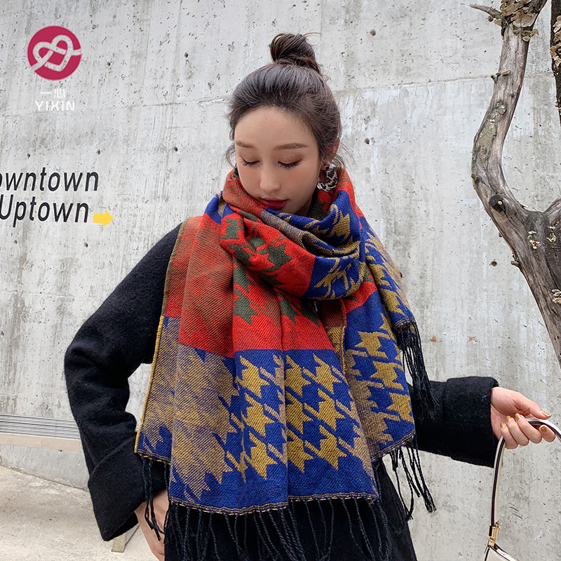 A new velvet scarf for the Korean women's winter shawl.