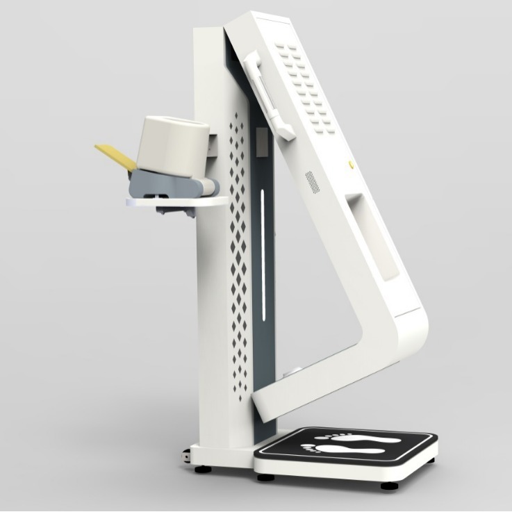 School students ' self-help intelligence tester sets up high-weight human body mass lung capacity.