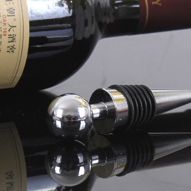Cross-border distribution of metallic red wine, round-head steel, zinc aluminum alloy, red wine, bottled wine