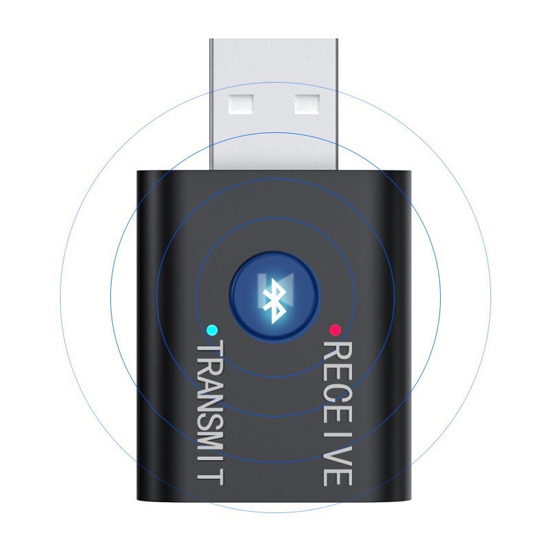 Bluetooth 5.0-USB receiver, two-in-one audio transmitter receiver, bluetooth audio adapter