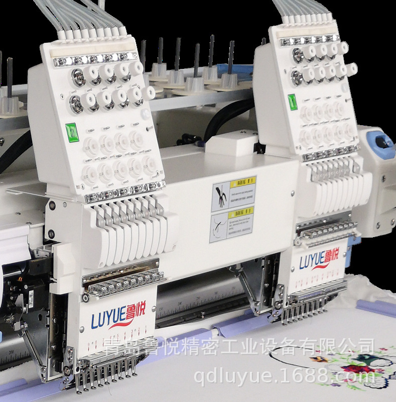 LYT1203T恤帽繡多功能12針3頭高速電腦繡花機