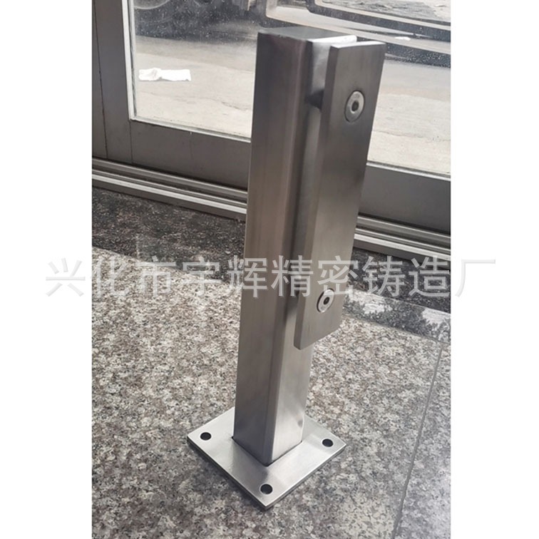 Plant stainless steel tube poles.