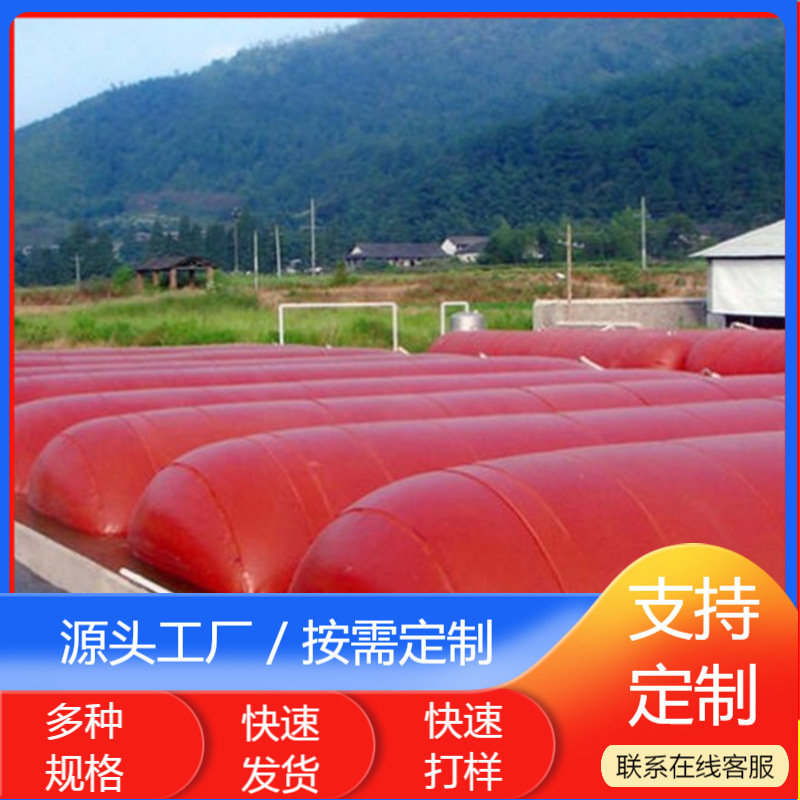 Red mud biogas pond, plant supply plant biogas bag, mollusc rural biogas engineering equipment