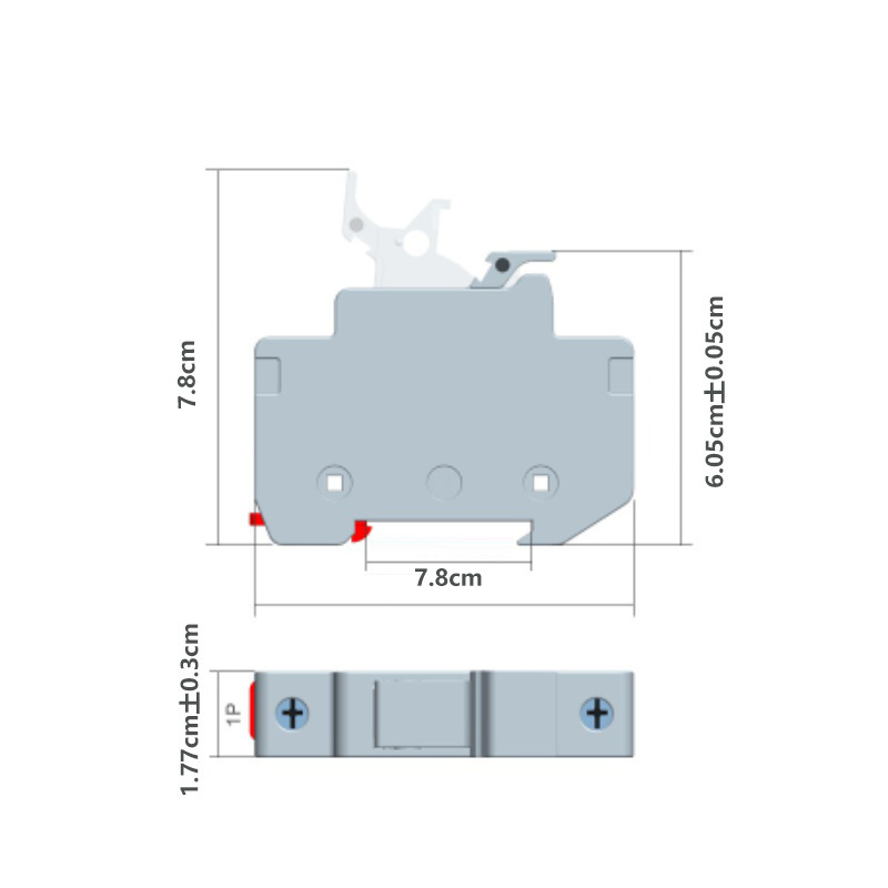 SOlar 1000 VDC PV 10X38mm holder with indicator