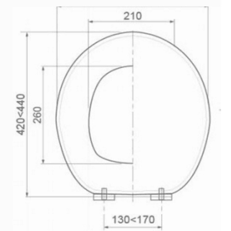 Soluble membrane pads for one-time straight flush toilet seating