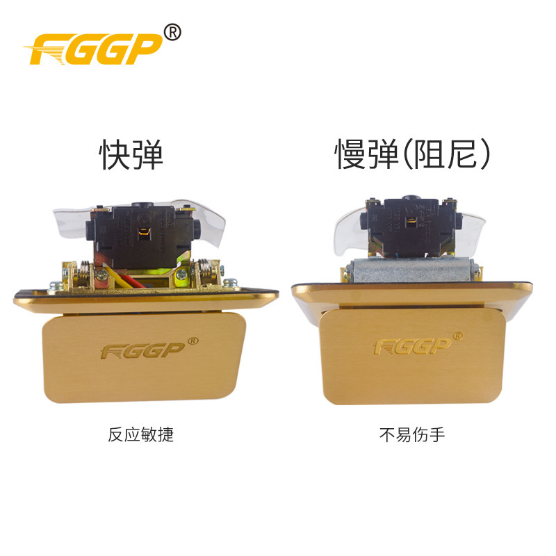 중국 광장 팝업 구리 알루미늄 합금 벨트 GFCI USB 충전 USB U.S. 기반 랜드마크를 보호하는 누출.