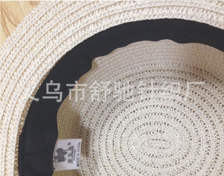 帽子汗帶加厚3CM寬環保吸汗防臭草帽用汗帶工廠滌綸4線壓花汗帶