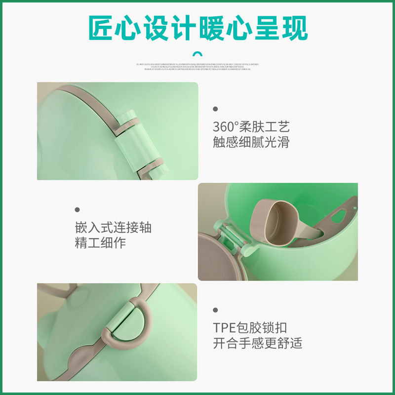 아기 우유 분말 상자는 휴대용, 밀봉되고 tideproof이고, 밥 분말 저장 탱크는 상자로 분할됩니다