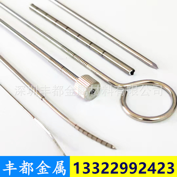 304 ống dẫn bằng thép không rỉ để xử lý kim đâm không gỉ.