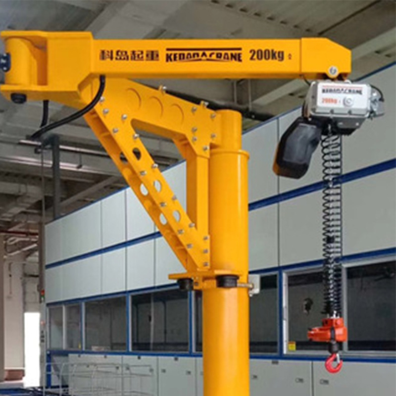 Mobile t-heavy crane, small-arm crane, 1t-string, electric single-arm.