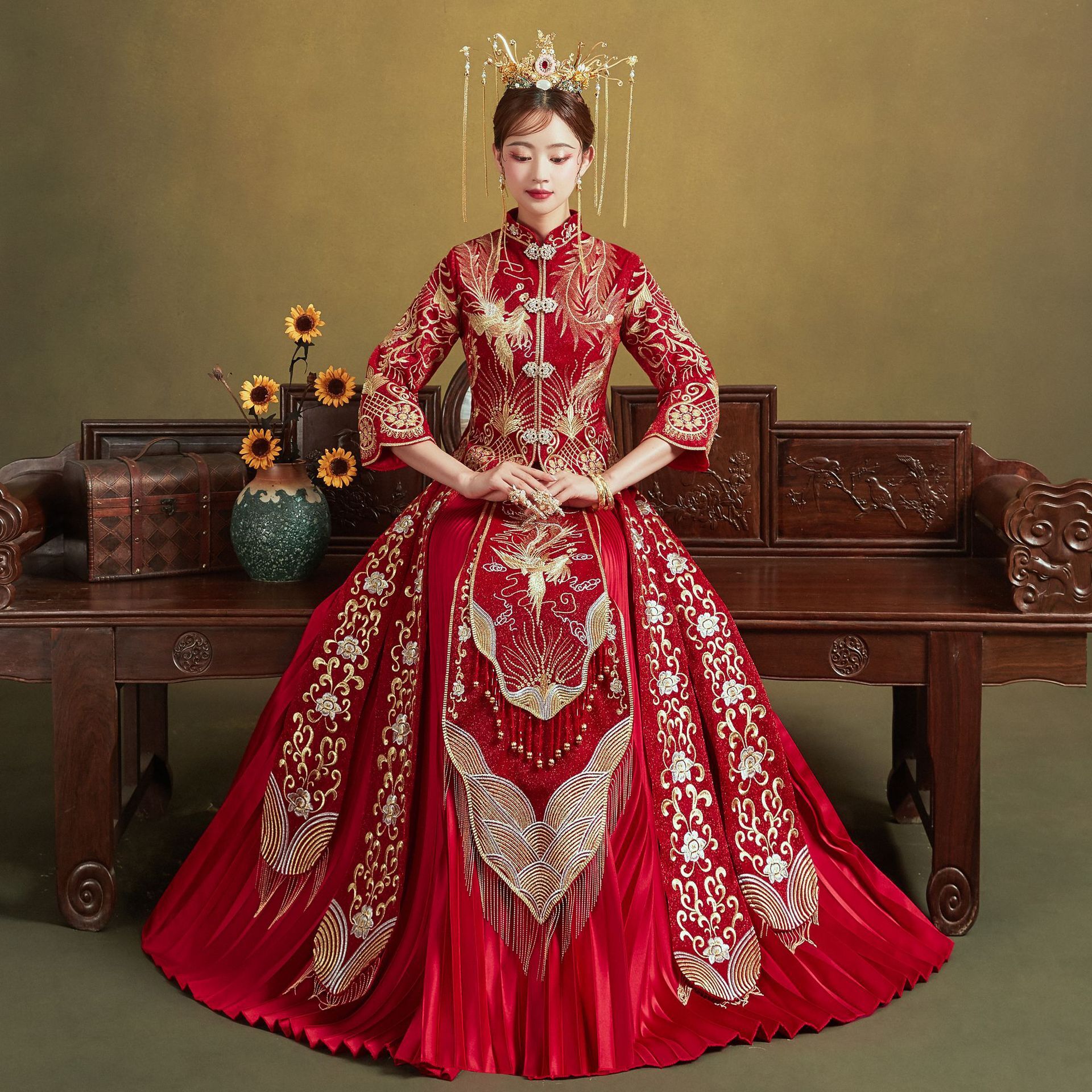 A new 2022 wedding dress for the Bride Soo-Wu.