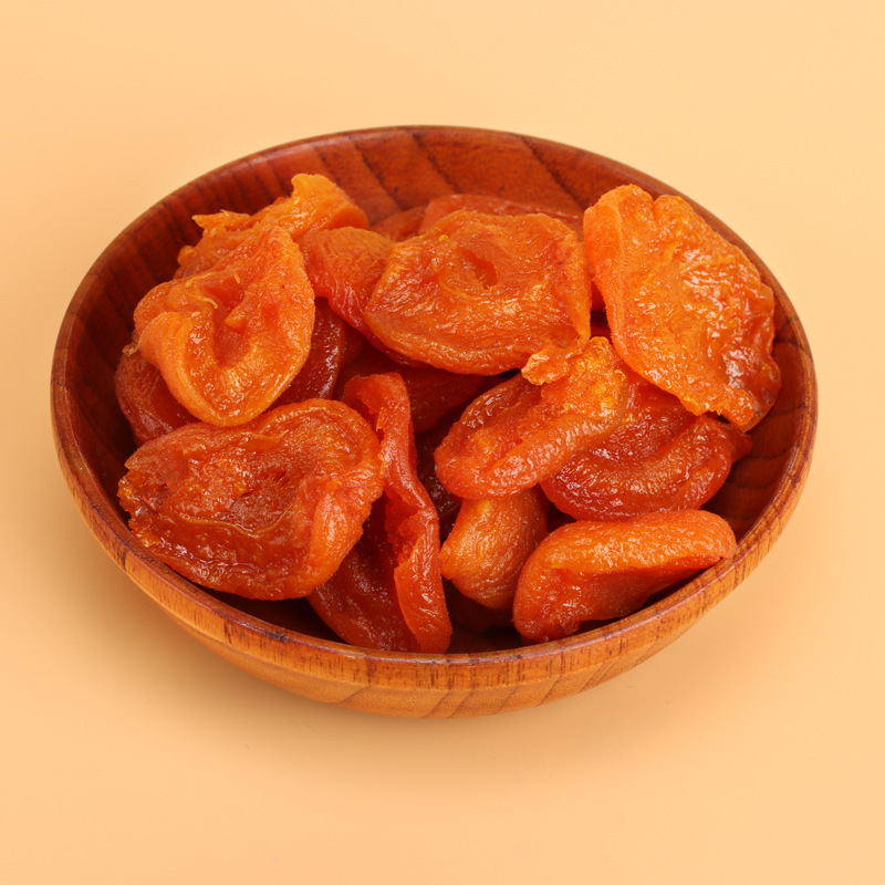 源头厂家甘甜果干果粒饱满休闲零食无核果脯蜜饯10/kg红杏干批发
