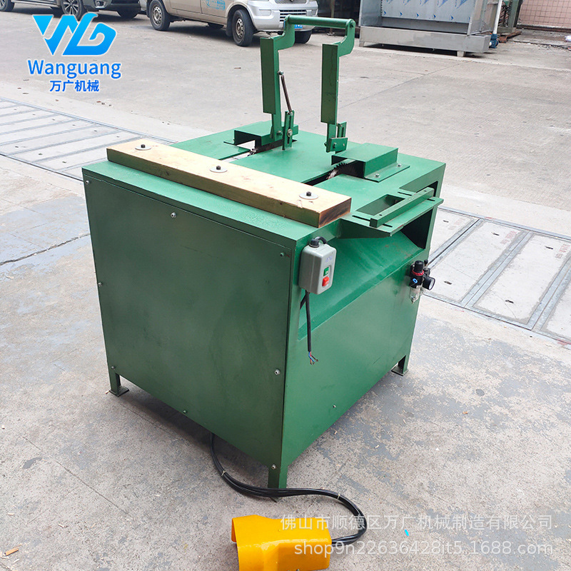 Carpentry machine, mechanical floor floor floor, double-head sink machine mj350 dent saw tank frame sawer