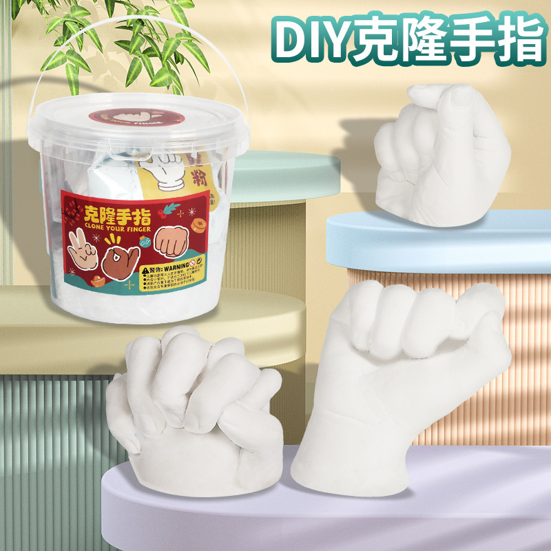 과학 모형의 3D 기념품은 손가락 plastered 아기 아이 장난감 손으로 섞었습니다