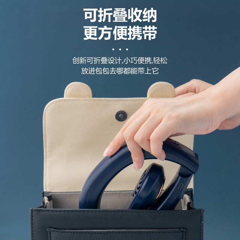 Có khả năng gấp lại máy điều hòa không khí tuabin di động cho quạt không lá Quạt gió chuyển động lớn ngoài trời không ồn được sạc bằng USB