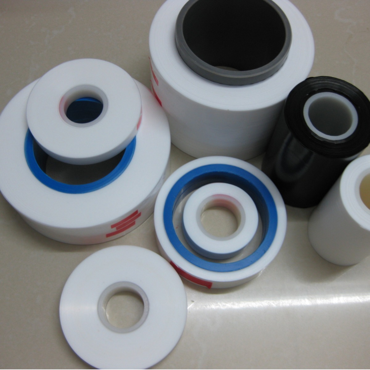 A black teflon film, a white iron frozen film, a high temperature thin film for the COG buffer.