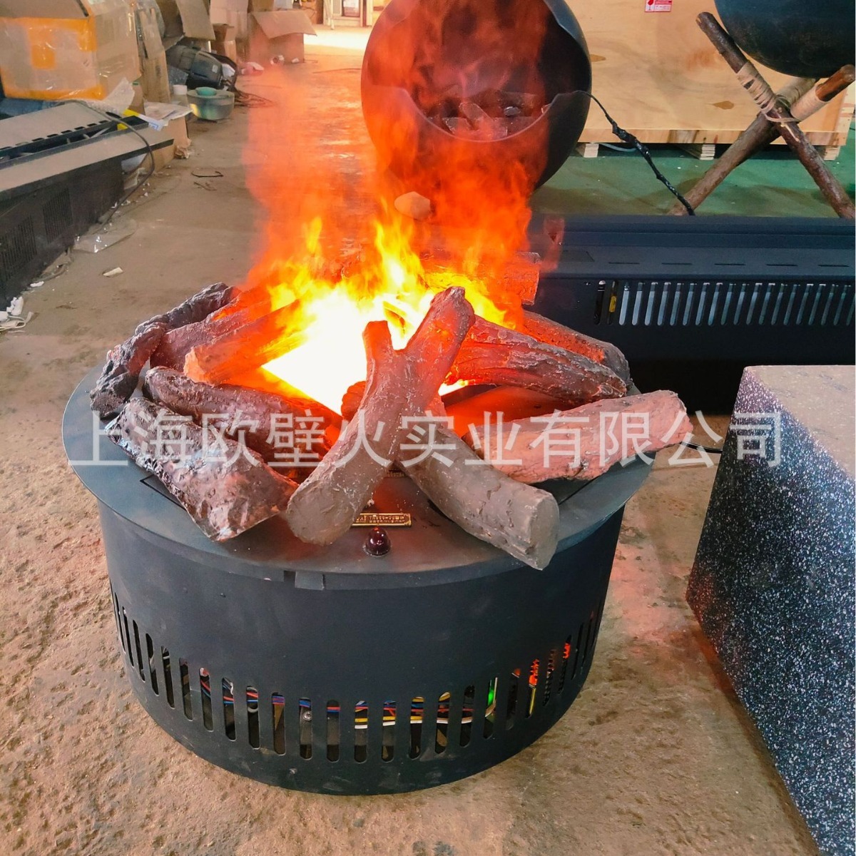 創意仿真火焰裝飾|3D霧化壁爐火柱火盆|酒吧商務會所KTV爆款裝飾|
