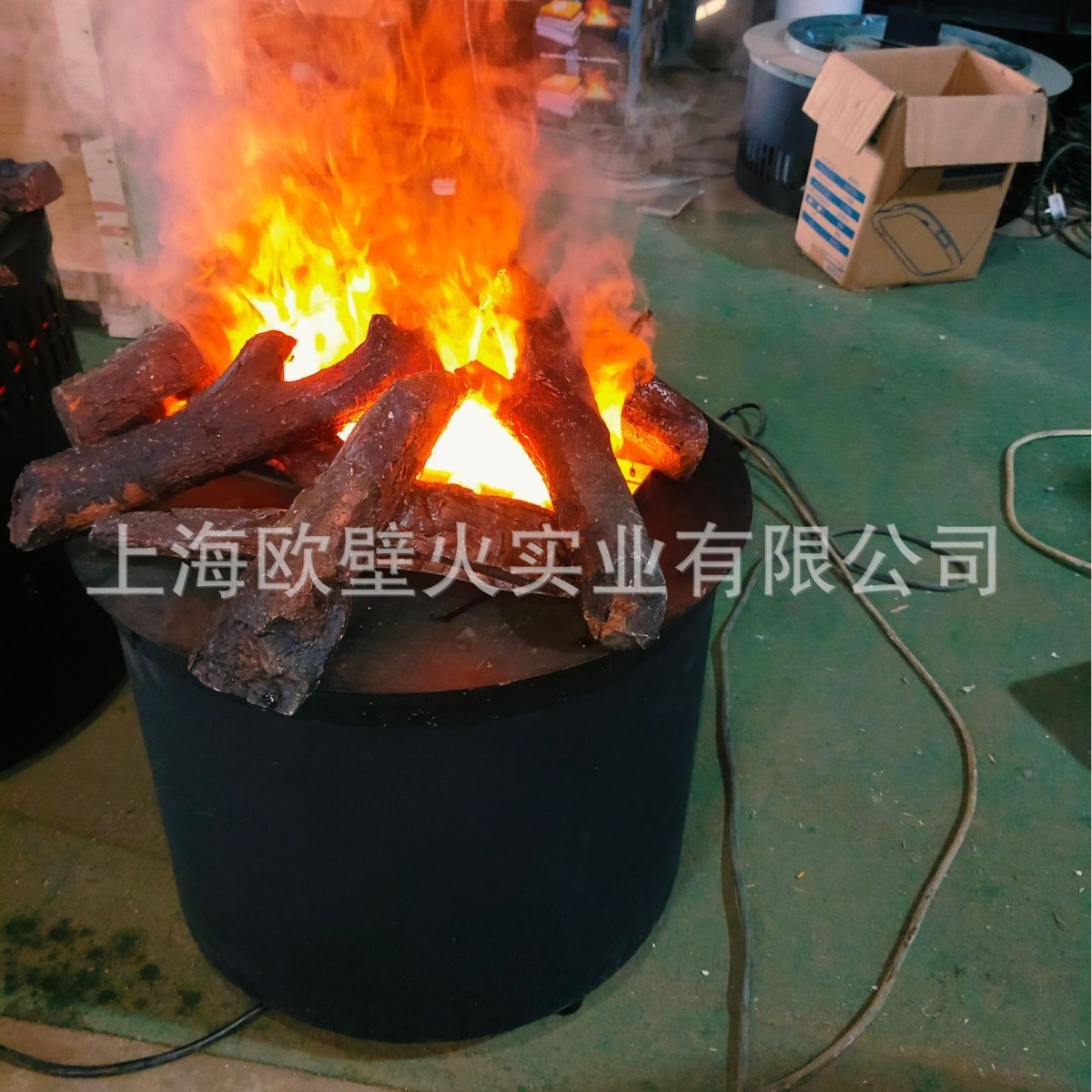 創意仿真火焰裝飾|3D霧化壁爐火柱火盆|酒吧商務會所KTV爆款裝飾|