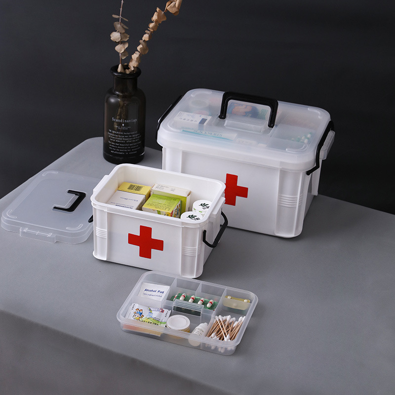 The first-aid kit is big enough to cover the entire medical kit without a double-deposit box.