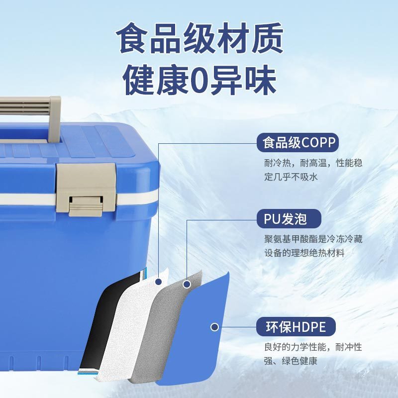 Hộp bảo vệ sinh học an toàn cho việc vận chuyển các lồng ấp trứng lạnh cho các mẫu vắc xin sinh học dược phẩm