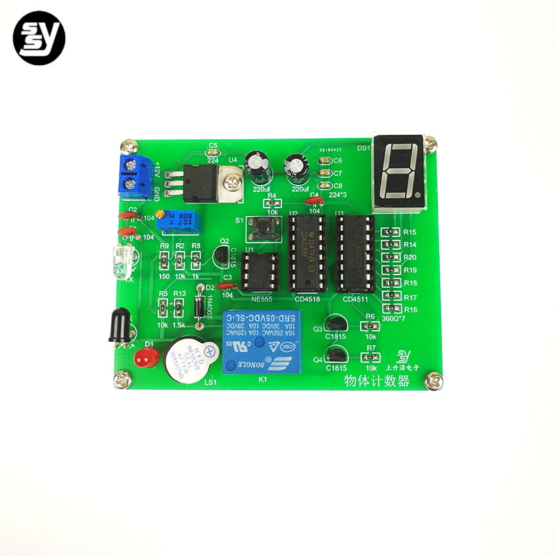 The object counter, the electronics assembly board, the medium electronics assembly and commissioning competition, the package.